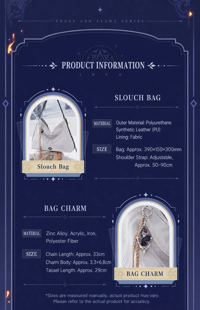 Frost and Flame Crossbody Bag Back