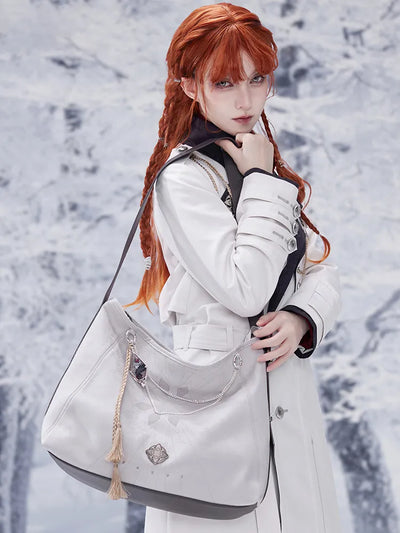 Frost and Flame Crossbody Bag Outdoor Display