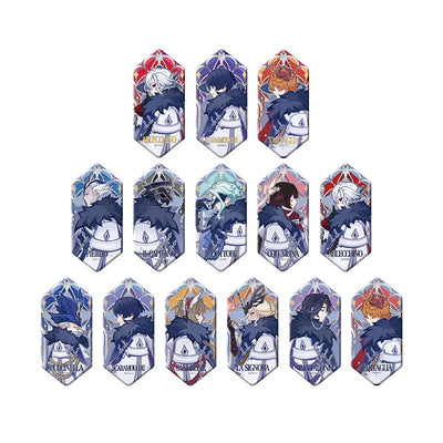 Complete Frost and Flame Series Fatui Harbinger Badge Collection