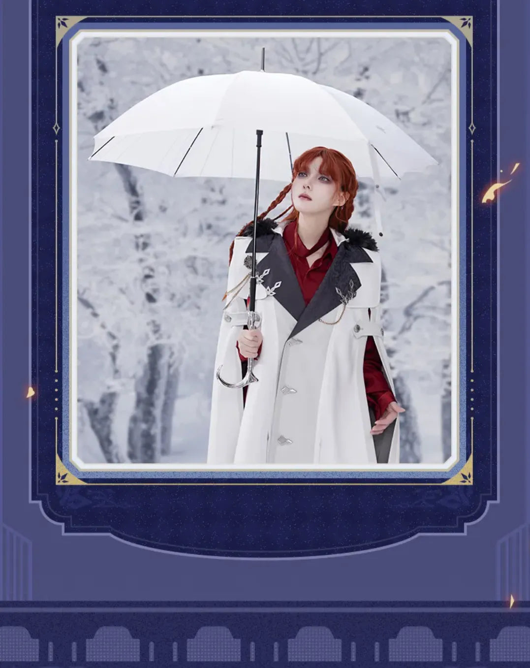 Genshin Impact Merch Open Long Umbrella