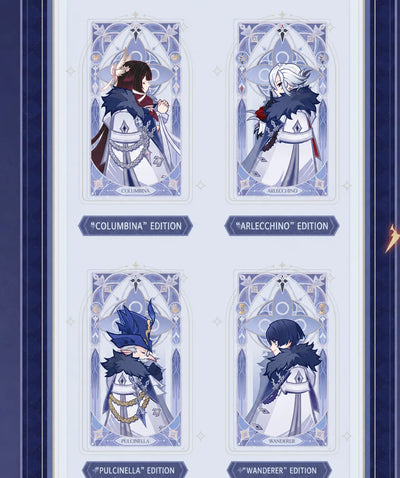 Sandrone and La Signora themed collectible divider pages