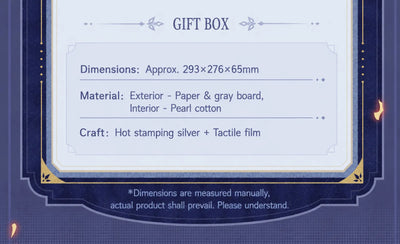 Fatui Harbingers themed washi tape included in Frost and Flame Series gift box