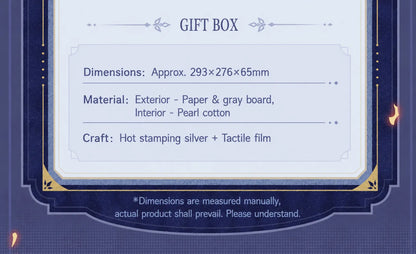 Fatui Harbingers themed washi tape included in Frost and Flame Series gift box