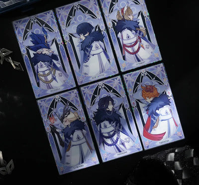 Genshin Impact notebook gift set featuring Pierro Il Capitano Il Dottore and other Fatui Harbingers