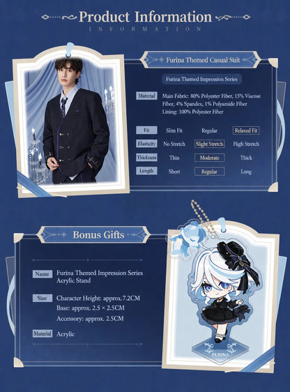 Furina themed impression series apparel details