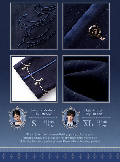 Model fitting reference and fabric details