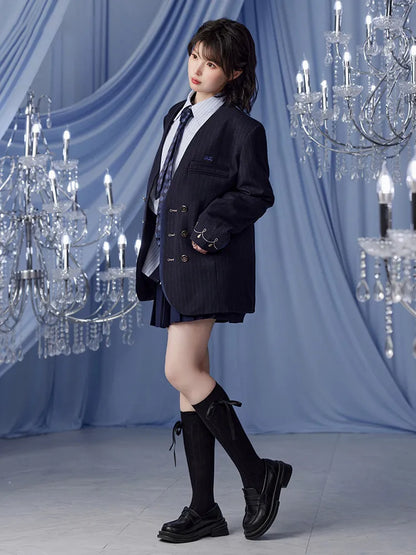 Genshin Impact Furina casual jacket full body model showcase