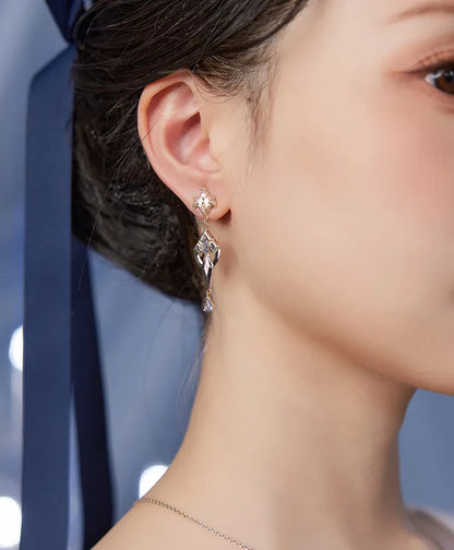 Elegant Furina themed earrings featuring premium craftsmanship and decorative accents