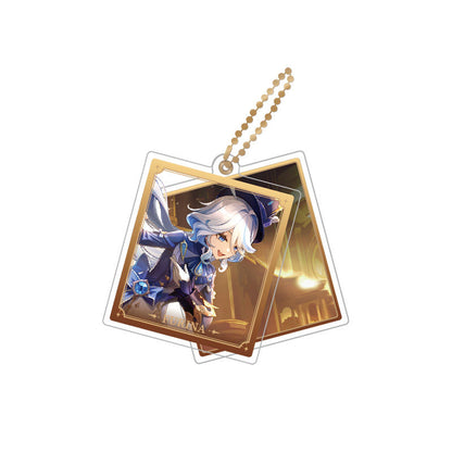 Genshin Impact Furina rotating double-sided acrylic keychain