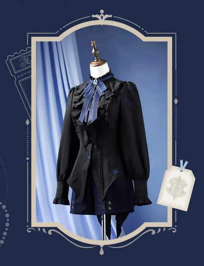 Furina Shirt Ruffle Decoration Detail