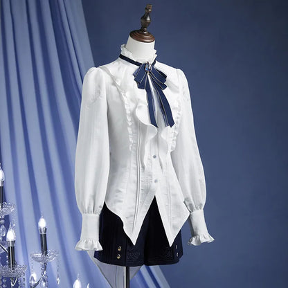 Furina Themed Elegant Shirt Outfit Design