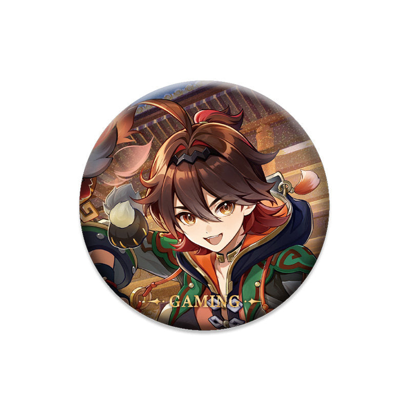 Genshin Impact Gaming character badge anime collectible pin