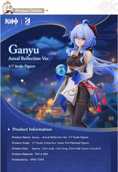 Ganyu 1/7 scale figure full display with base