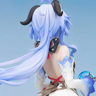 Ganyu figure upper body detail face and hair