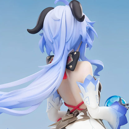 Ganyu figure upper body detail face and hair