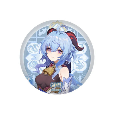 Genshin Impact Ganyu Character Badge Liyue Harbor Series Collectible Pin