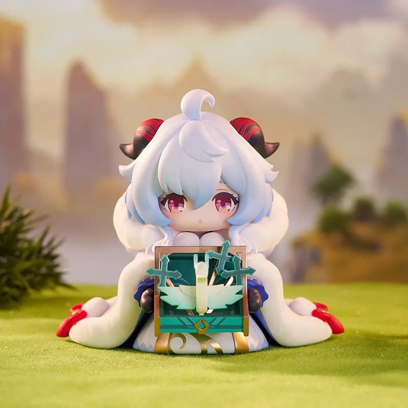 Genshin Impact Ganyu Childhood Memories Chibi Figure front display