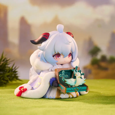 Ganyu Childhood Memories Chibi Figure with decorative chest