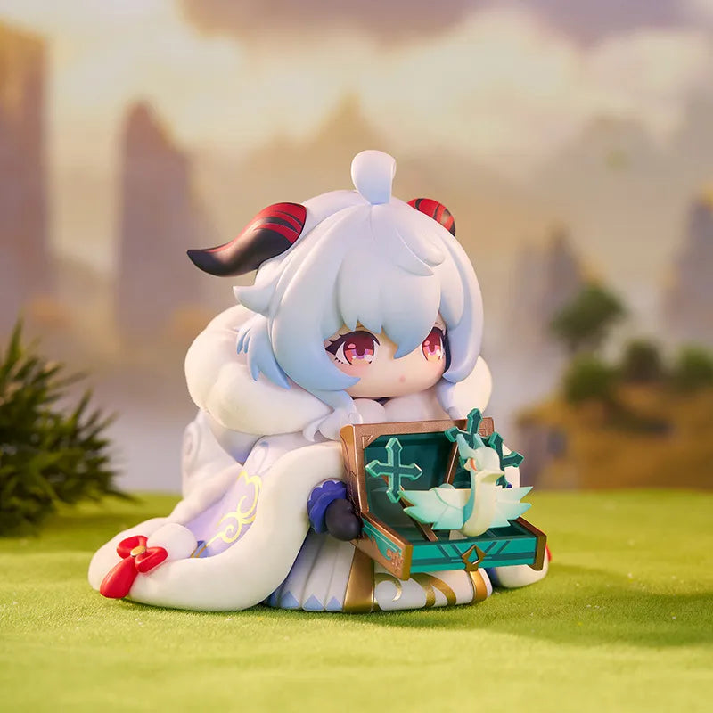 Ganyu Childhood Memories Chibi Figure with decorative chest
