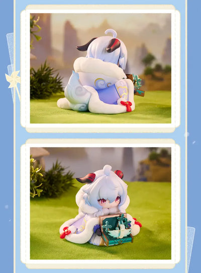 Ganyu Chibi Figure with interchangeable hand parts