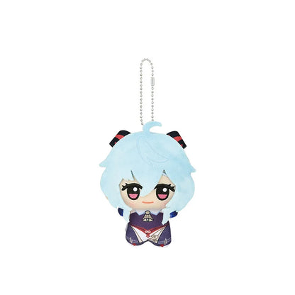 Genshin Impact Ganyu Little Valley plush keychain with soft pastel chibi plush design