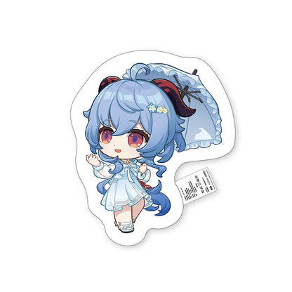 Genshin Impact Ganyu Serene Sea Wanderings Q-version pillow featuring chibi Ganyu artwork