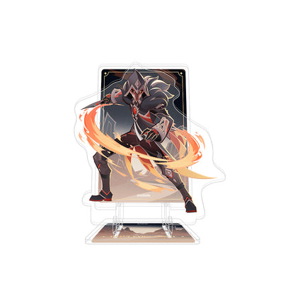 Genshin Impact Genius Invokation TCG acrylic phone stand Fatui Pyro Agent enemy display