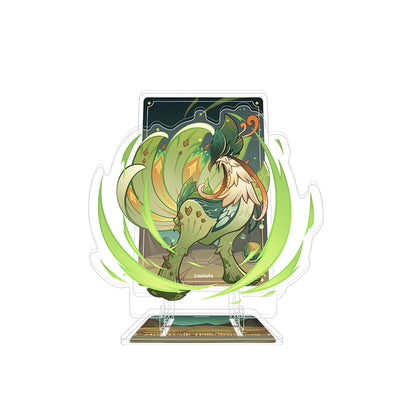 Genshin Impact Genius Invokation TCG acrylic phone stand Jadeplume Terrorshroom enemy display