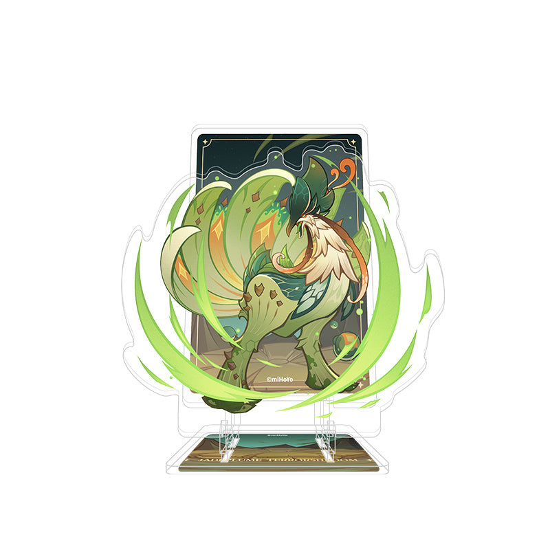 Genshin Impact Genius Invokation TCG acrylic phone stand Jadeplume Terrorshroom enemy display