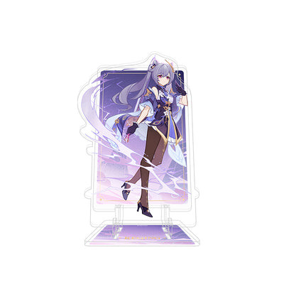 Genshin Impact Genius Invokation TCG acrylic phone stand Keqing character display