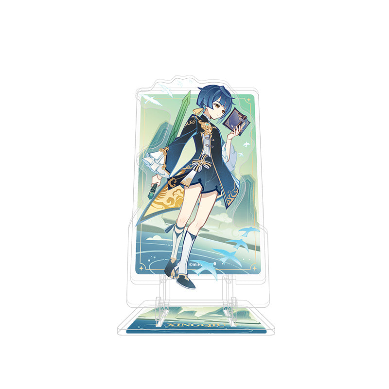 Genshin Impact Genius Invokation TCG acrylic phone stand Xingqiu character display
