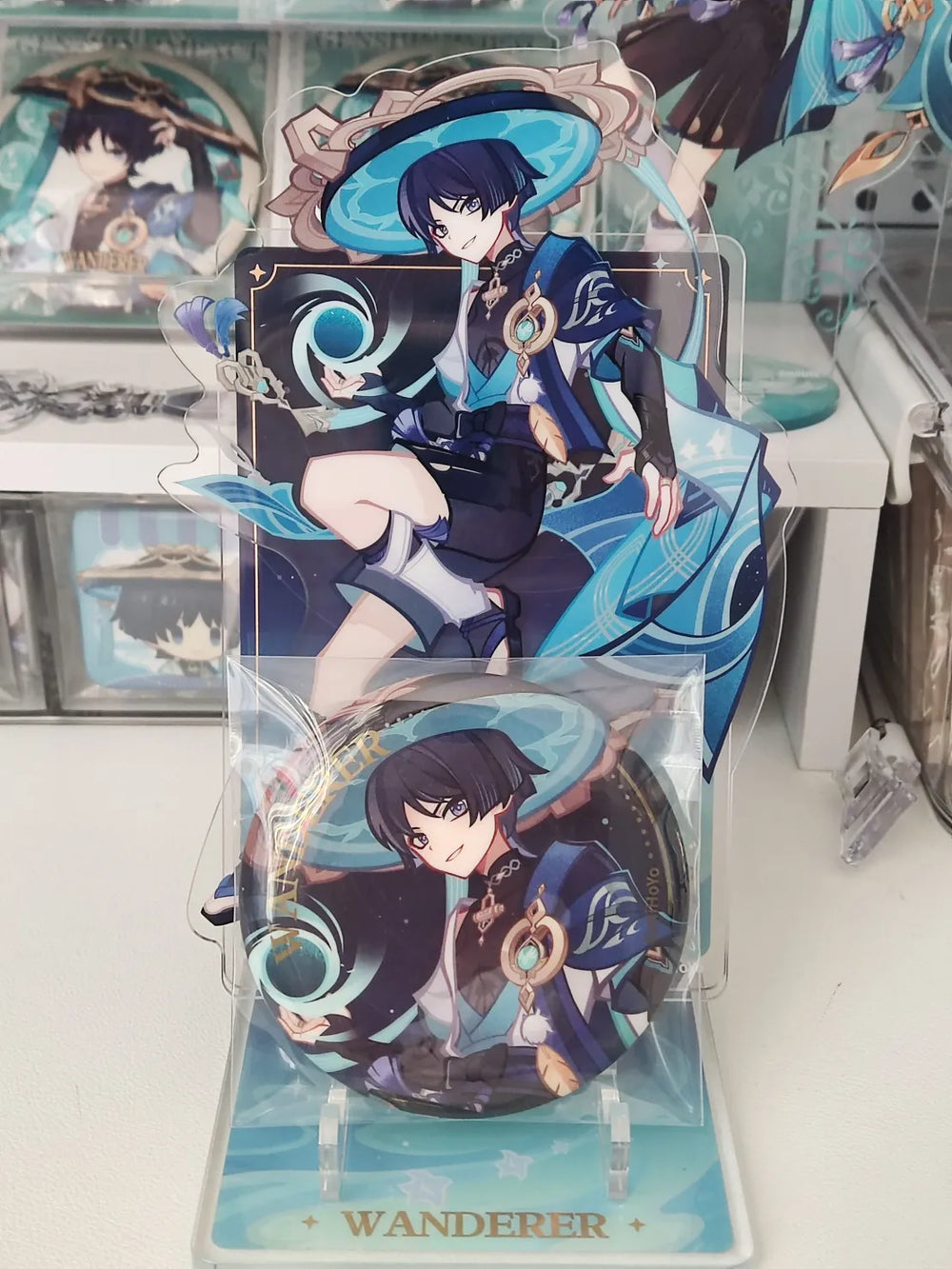 Genshin Impact Genius Invokation TCG Acrylic Phone Stand Series