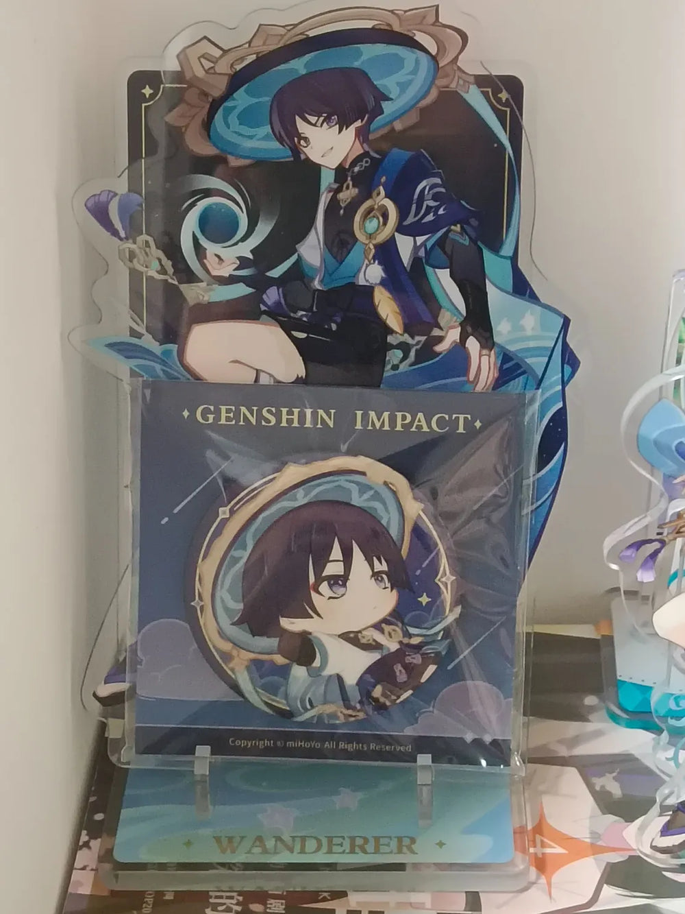 Genshin Impact Genius Invokation TCG Acrylic Phone Stand Series