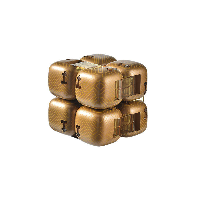 Genshin Impact Geo Hypostasis Gimel mini building block cube toy front view