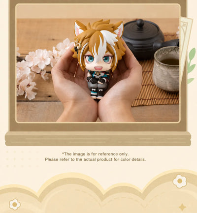 Compact Gorou Lookup desktop figure shown in hands for size reference