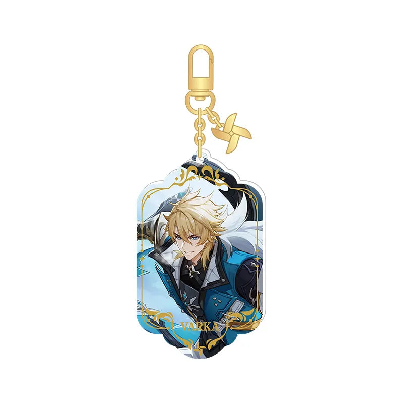 Genshin Impact Homeward, He Who Caught the Wind Varka Acrylic Keychain B