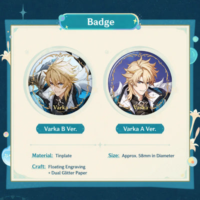 Genshin Impact Homeward, He Who Caught the Wind Varka Badge Details