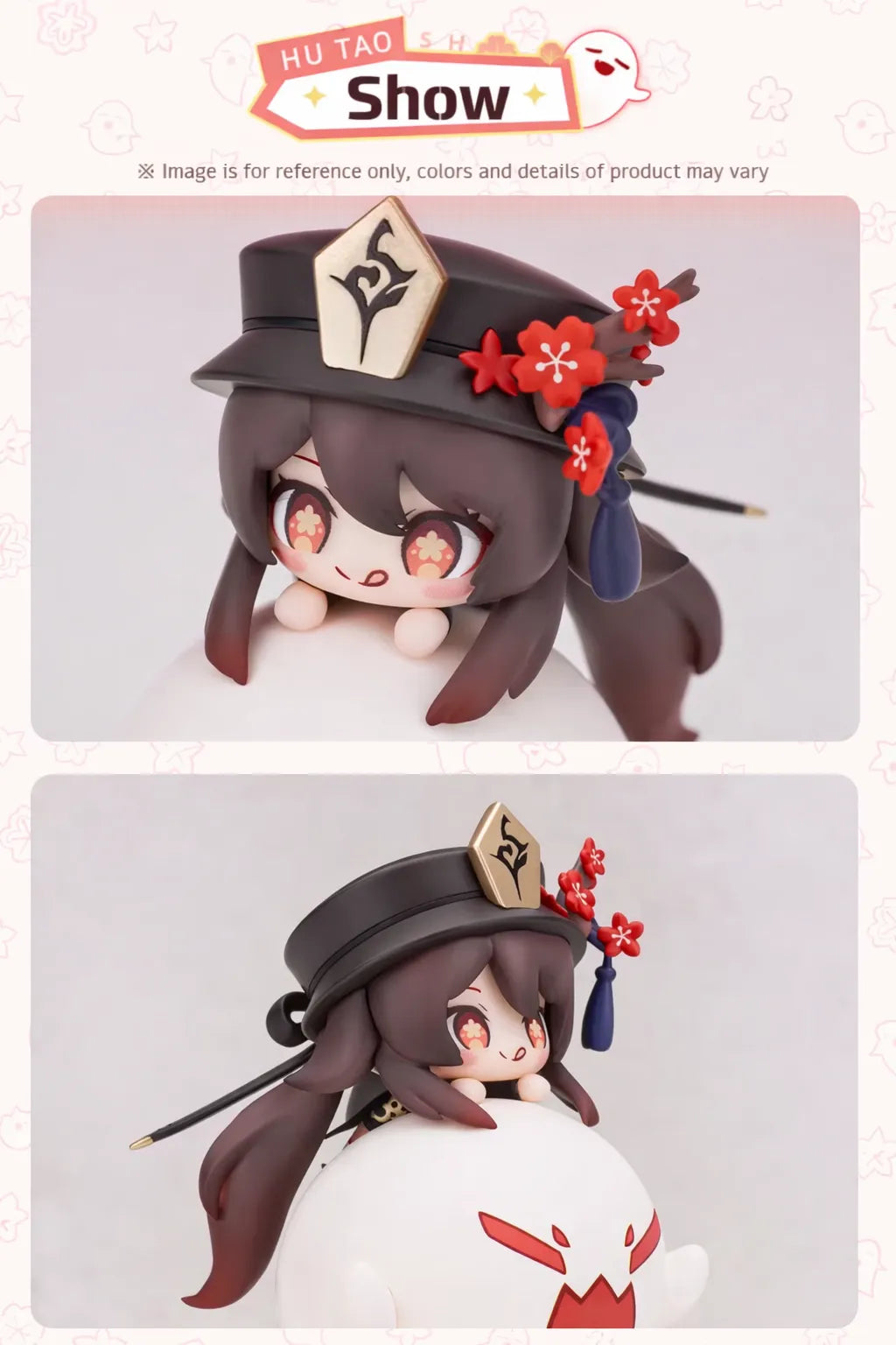 Genshin Impact Hu Tao bobblehead figure multiple angles