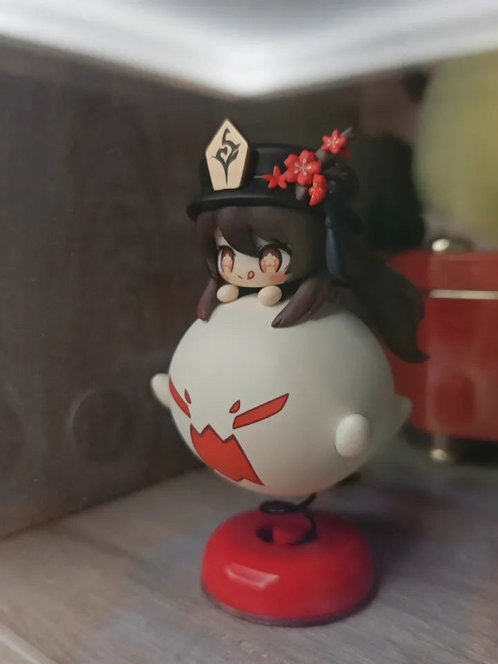 Genshin Impact Hu Tao Q-Version Bobblehead Figure