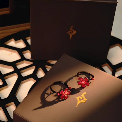Genshin Impact Hu Tao imprint series ring full view product display