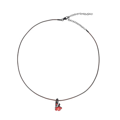 Hu Tao themed ring material detail metal and rope combination structure