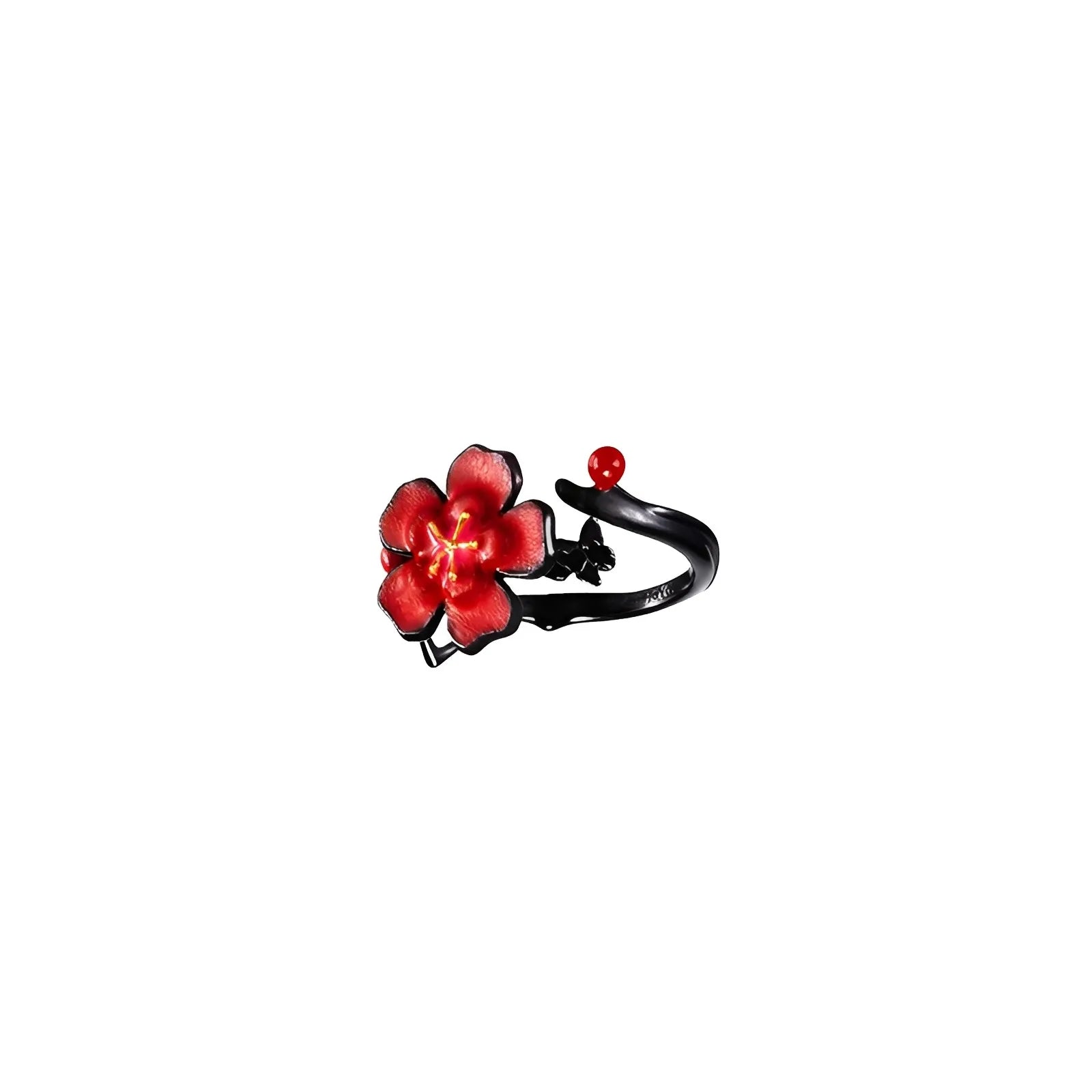 Hu Tao ring wearing display elegant accessory daily outfit styling