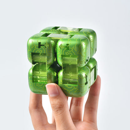 Genshin Impact Hypostasis mini building block toy cube structure detail view