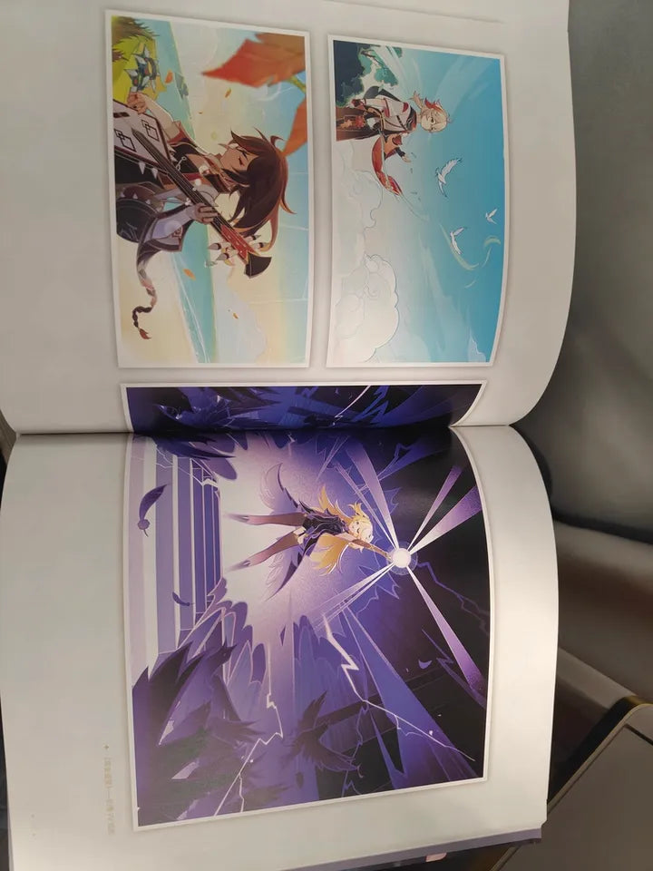 Genshin Impact Illustration Collection Vol.2 Art Book Set