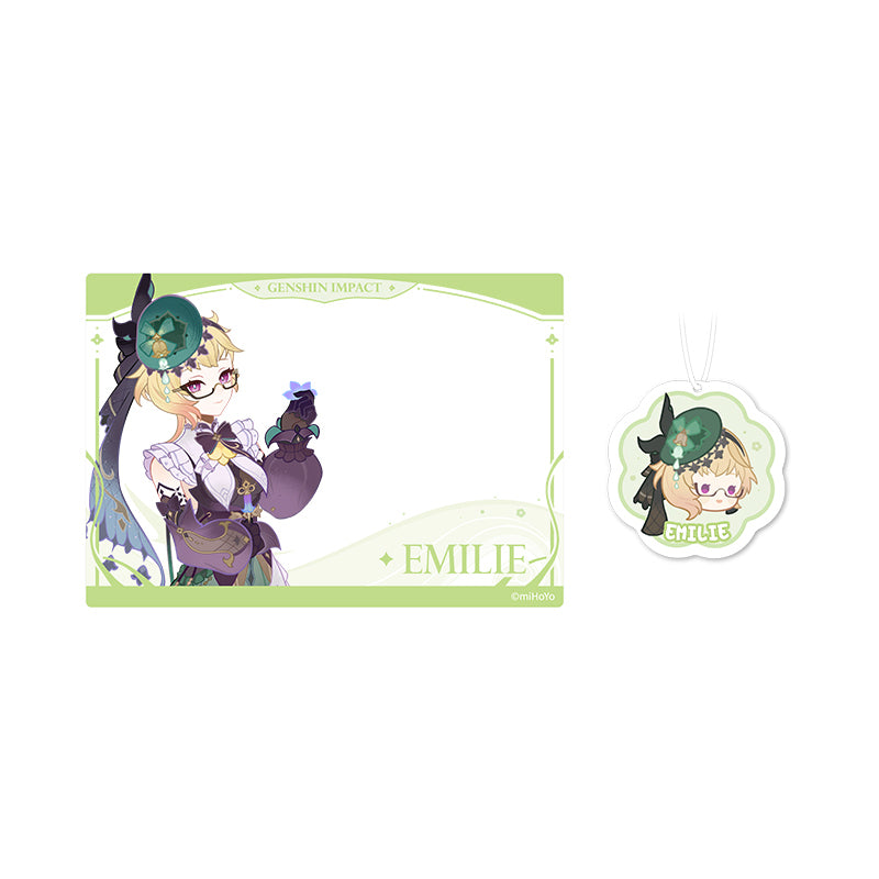 Genshin Impact Imaginarum Series Emilie shadow card and scented card set collectible merchandise