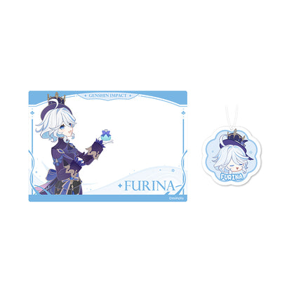 Genshin Impact Imaginarum Series Furina shadow card and scented card set collectible merchandise