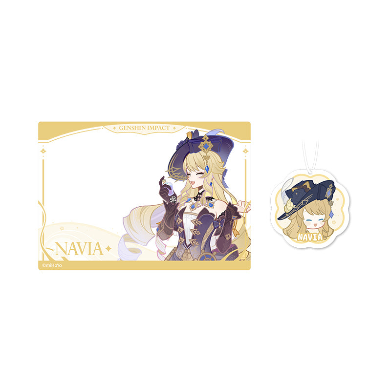 Genshin Impact Imaginarum Series Navia shadow card and scented card set collectible merchandise