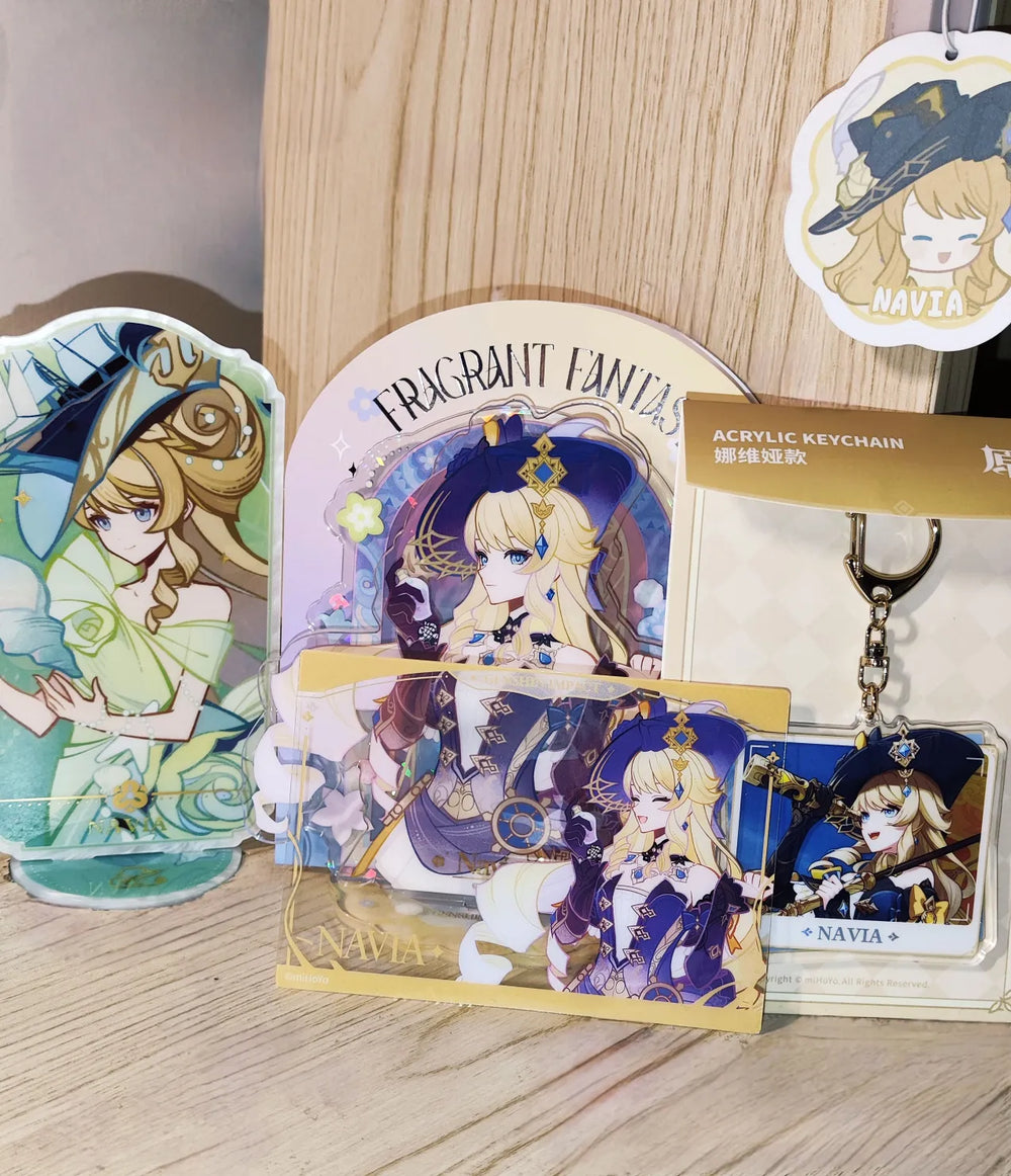 Coleção de Merchandise de Personagens Genshin Impact Imaginarum Series