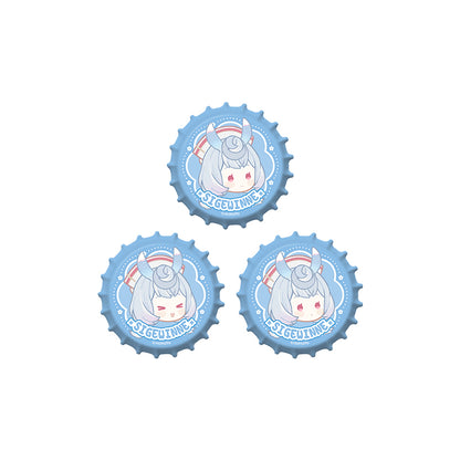 Genshin Impact Imaginarum Series Sigewinne Q version bottle cap emblem set chibi badge merchandise