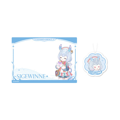Genshin Impact Imaginarum Series Sigewinne shadow card and scented card set collectible merchandise